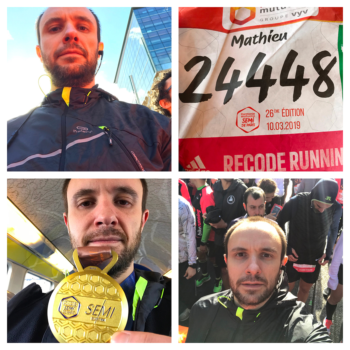 Collage semi-maraton