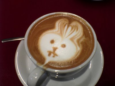 Faire de l'art avec du café