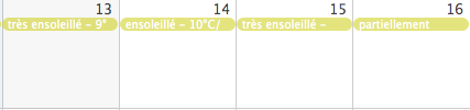 MeteoSun iCal