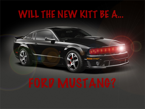 Kitt en Ford Mustang