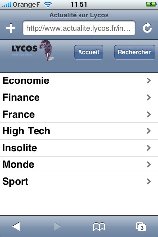 iPhone Lycos