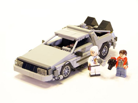 DeLorean en Lego