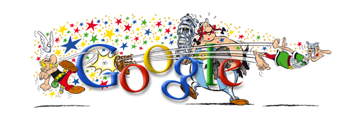 Google fête les 50 ans d'Astérix & Obélix