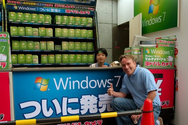 Linus aime Windows 7