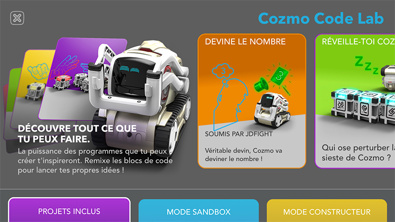 Cozmo code lab