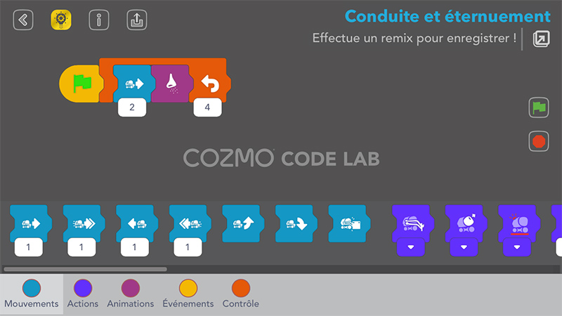 Cozmo code lab