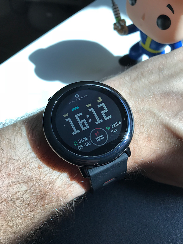 Test de la montre Amazfit Pace