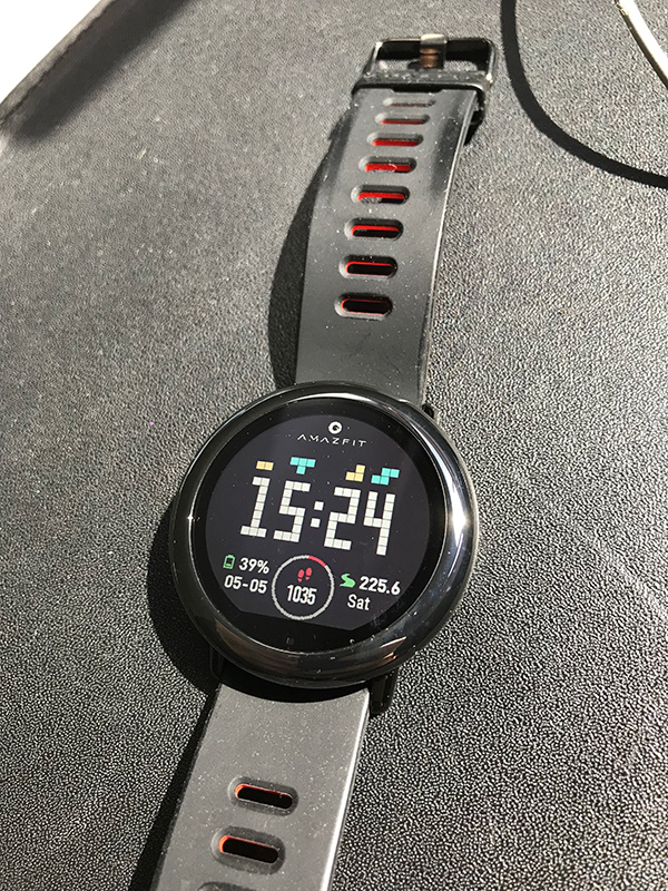 Test de la montre Amazfit Pace