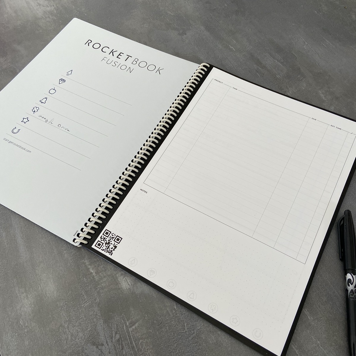 Rocketbook, cahier intelligent réutilisable