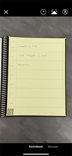 Rocketbook, cahier intelligent réutilisable