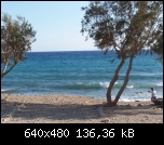 Crète, plage à côté de Moni Preveli